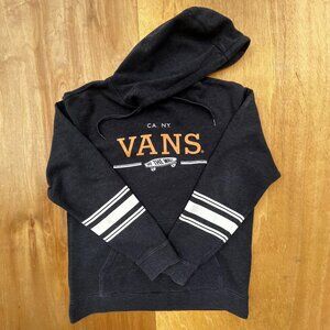 VANS OFF THE WALL CA NY FLEECE PULLOVER HOODIE MEN’S sz L Heather Gray Pouch